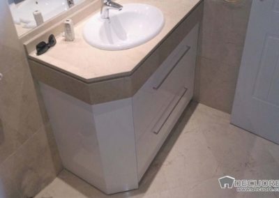 muebles de baño blancos piedra marmol en granada 2